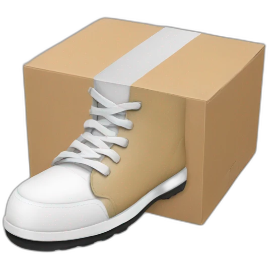 shoe packaging emoji