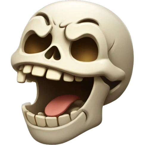 Skull laughing  emoji
