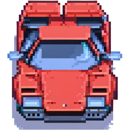 красная Lamborghini Countach, no background emoji