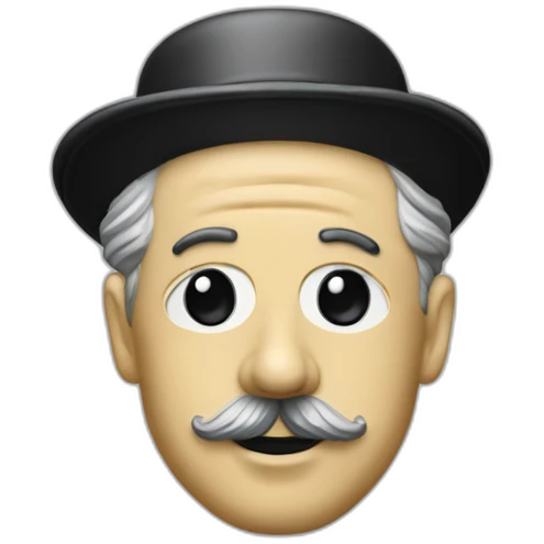 charlie chaplin no hat communisme pin emoji