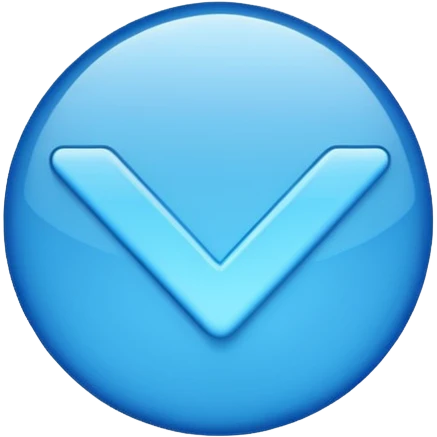 Create a instagram verified blue tick emoji