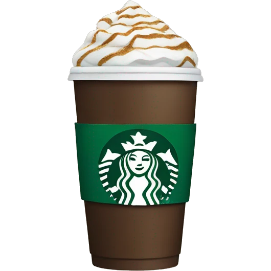 Starbucks coffee emoji