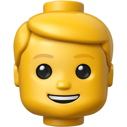 Lego boy head emoji