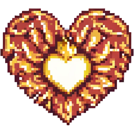 heart with flames emoji