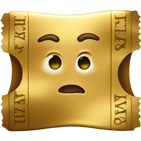 golden ticket emoji