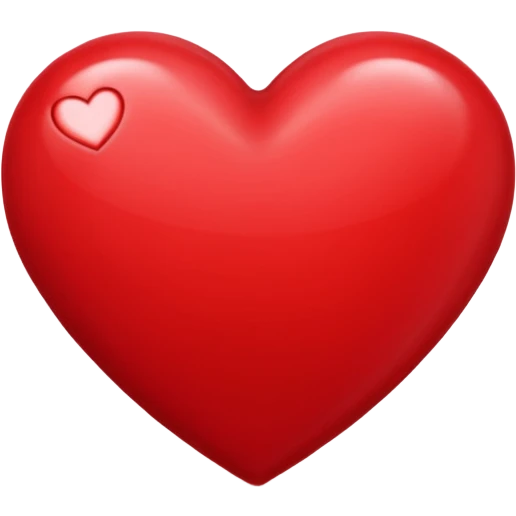 red heart emoji