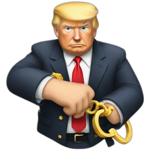 trump-in-handcuffs emoji