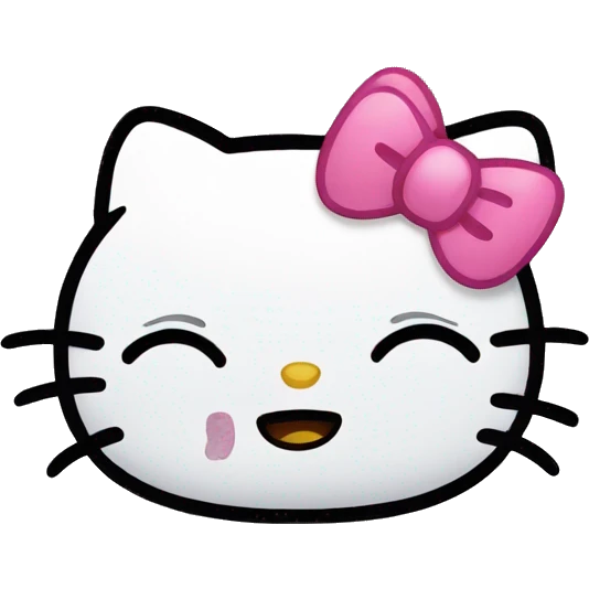 hello kitty crying emoji