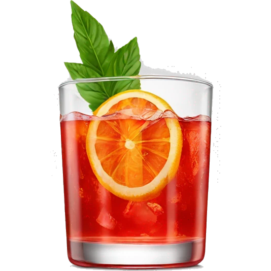 Campari Spritz cocktail  emoji