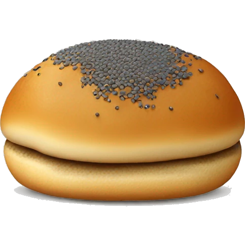 poppy seed bun emoji