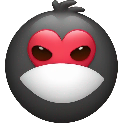 Una rata con un corazon emoji