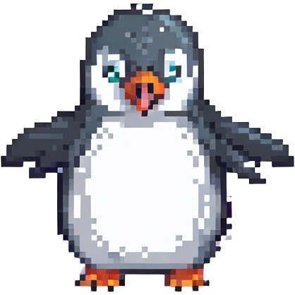 a screaming penguin lol emoji emoji