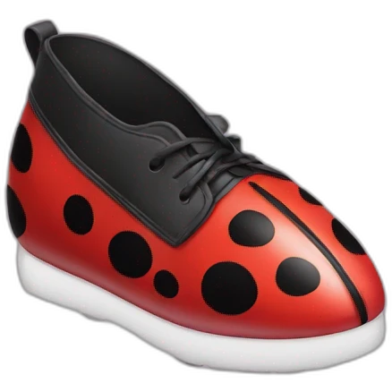 ladybug shoe emoji
