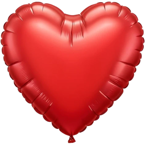 Foil balloon heart, remove background emoji