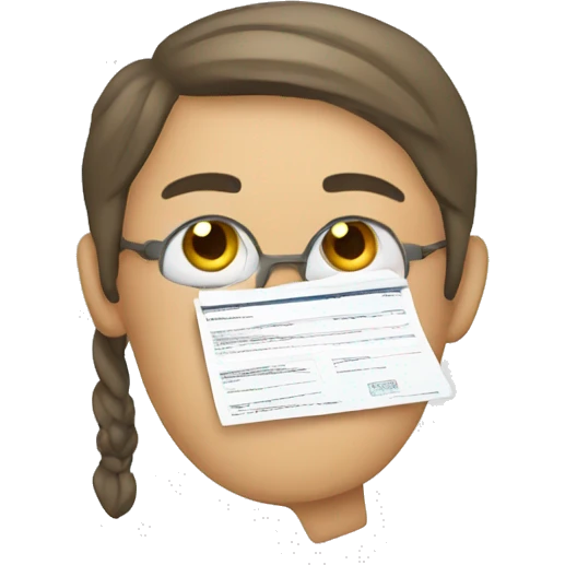 Loan application emoji