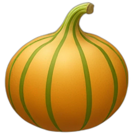 Gourd with lines emoji
