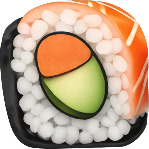 Sushi roll emoji