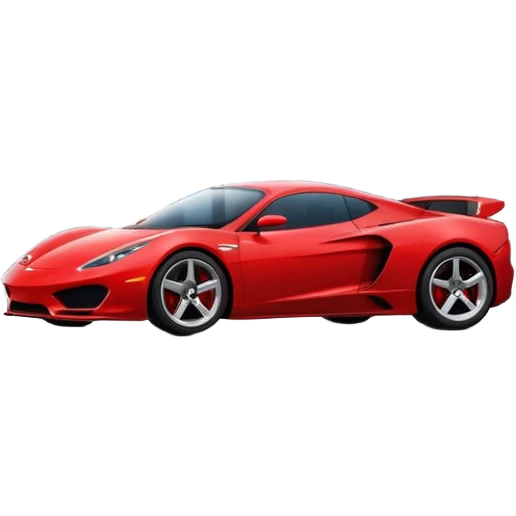 modern house with sports car emoji