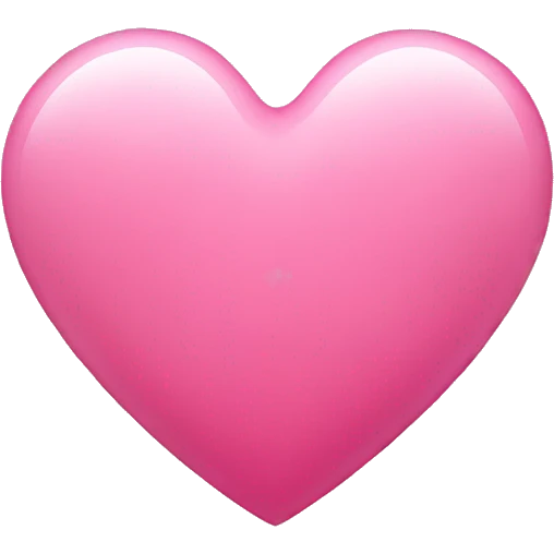 Pink heart emoji