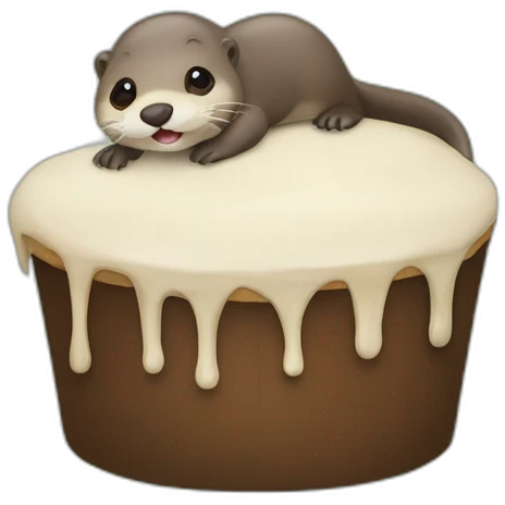 Loutre sur tortu emoji