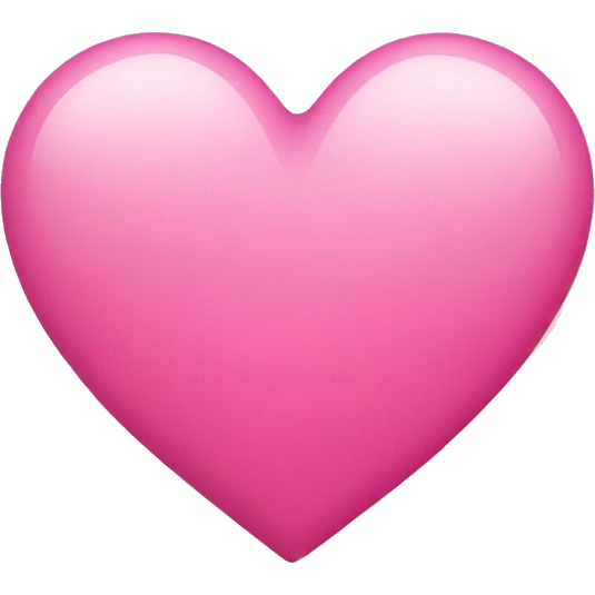 Pink heart  emoji