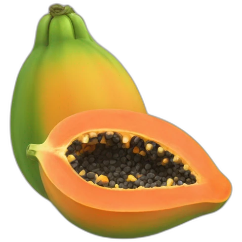 papaya emoji