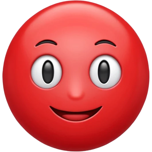 Emoji carton rouge emoji