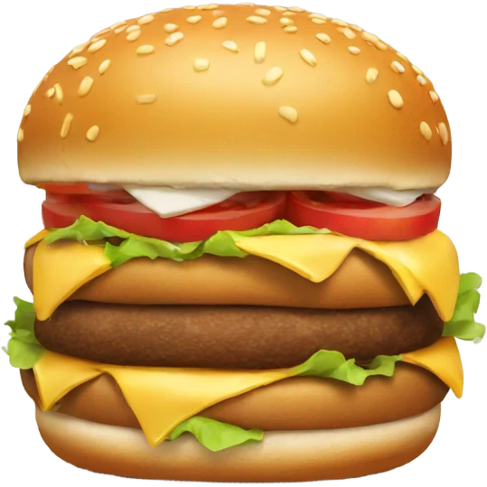 Eating burger emoji