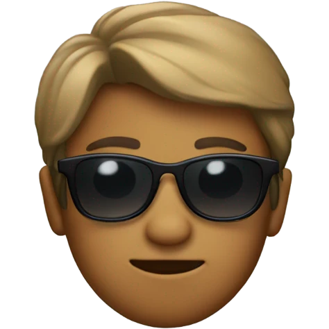Pookie wearing sunglasses  emoji