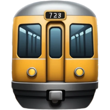 underground train emoji