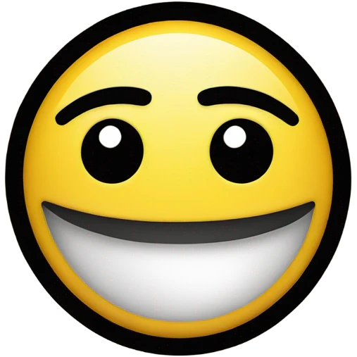 Smiley face emoji