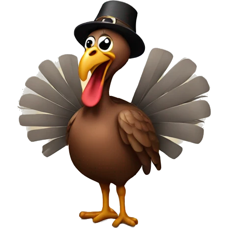 Turkey dancing  emoji