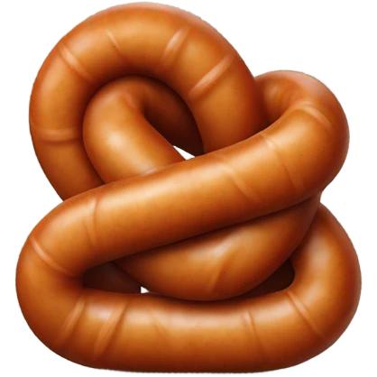Sausage knot emoji