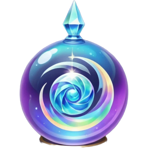 A witch's ball emoji