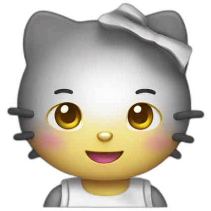 Hello kitty emoji