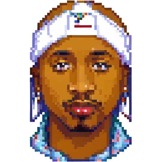 2Pac, no background emoji