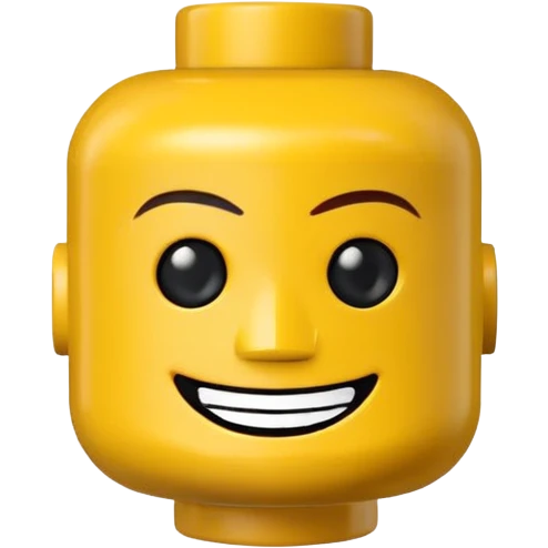 Lego man head emoji