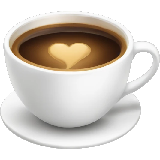 Aesthetic coffee emoji