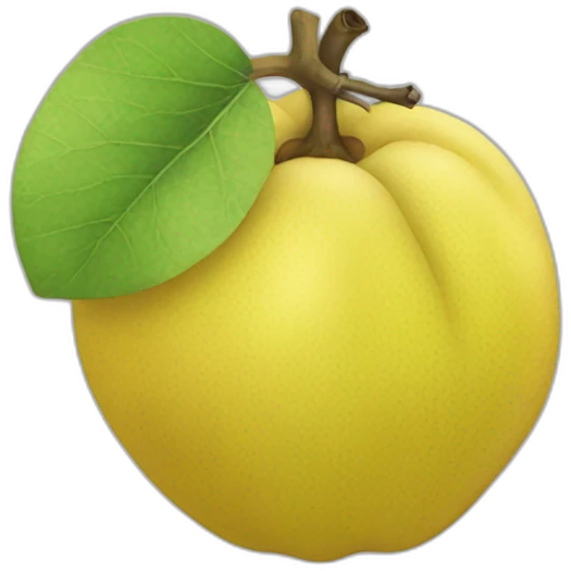 Quince fruit emoji