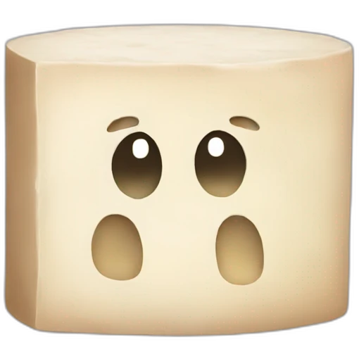 round tofu emoji