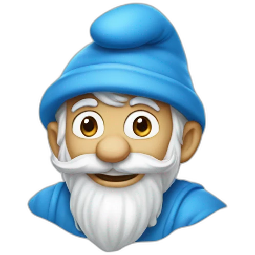 Smurf emoji