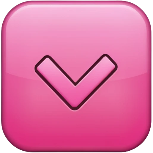 Pink check mark emoji