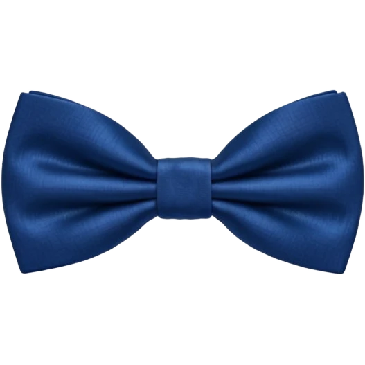 Navy blue bow tie emoji