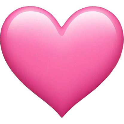 Pink heart  emoji