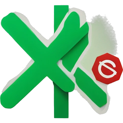 A green stop sign that says SERVE emoji