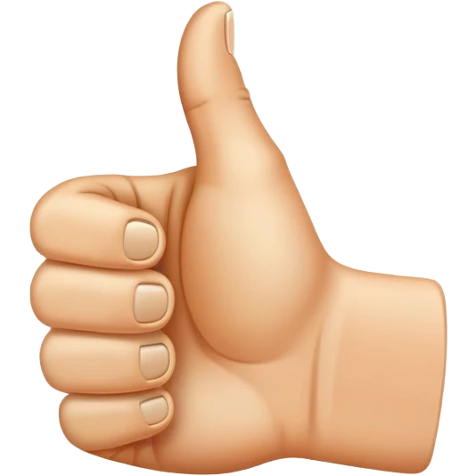 Thumb up
 emoji