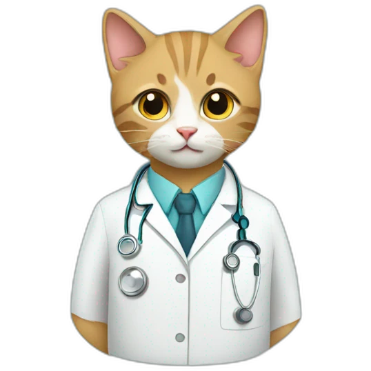 doctor kitten emoji