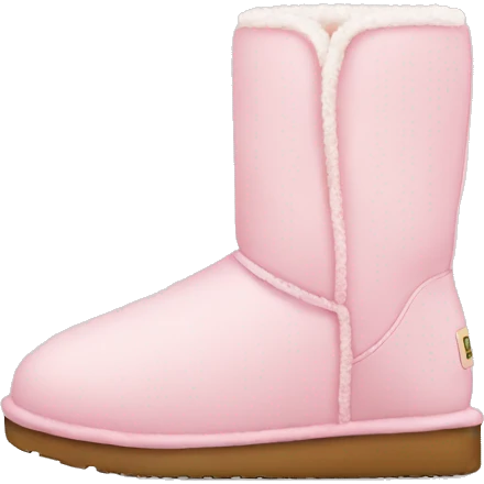 light pink uggs emoji