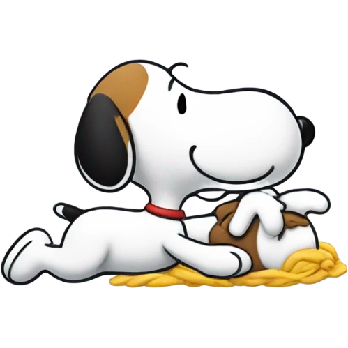 snoopy and woodstock emoji
