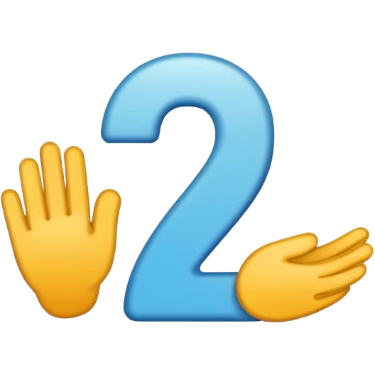 number one emoji